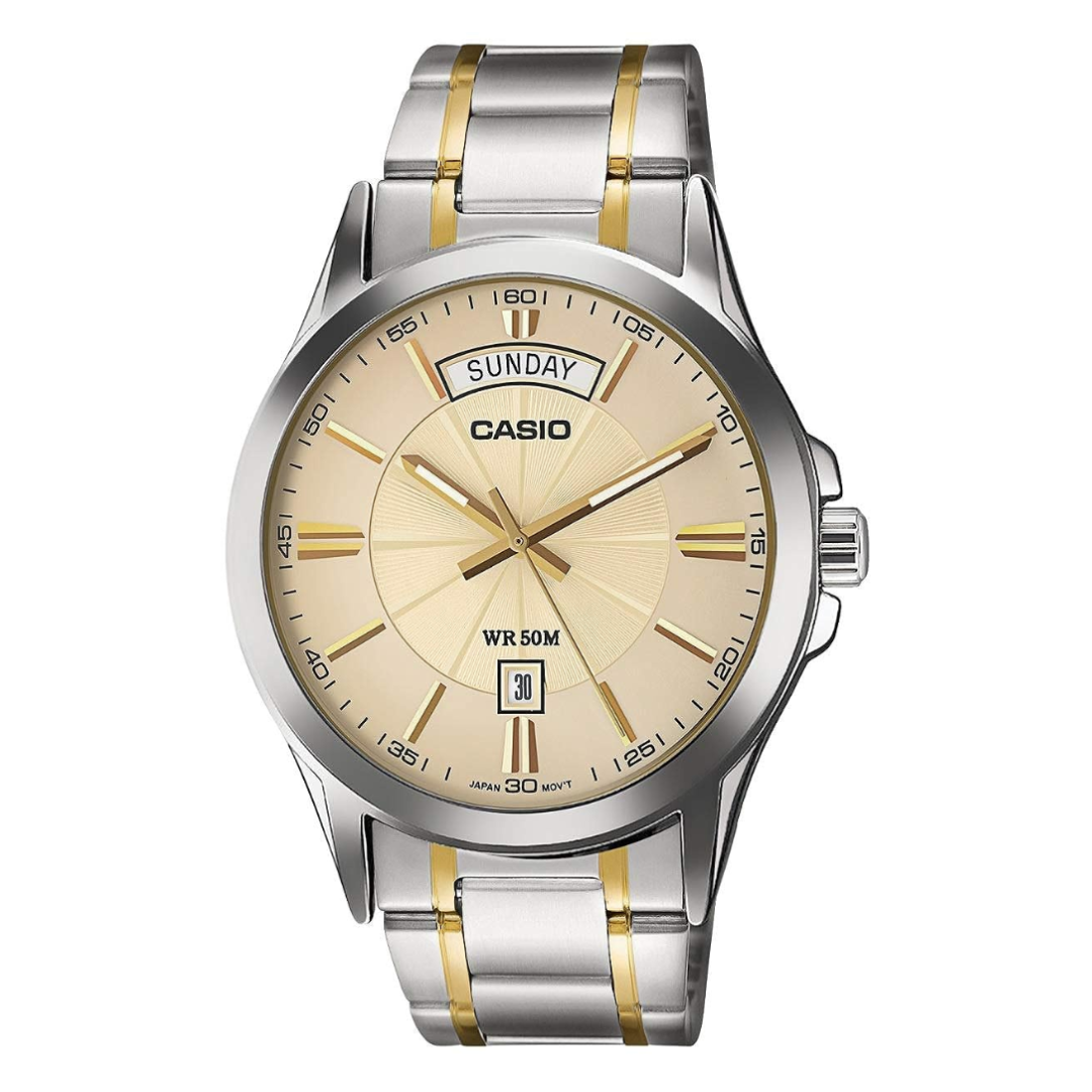 Casio Enticer Analog Gold Dial Men MTP-1381HG-9AVIF (A1770) – The