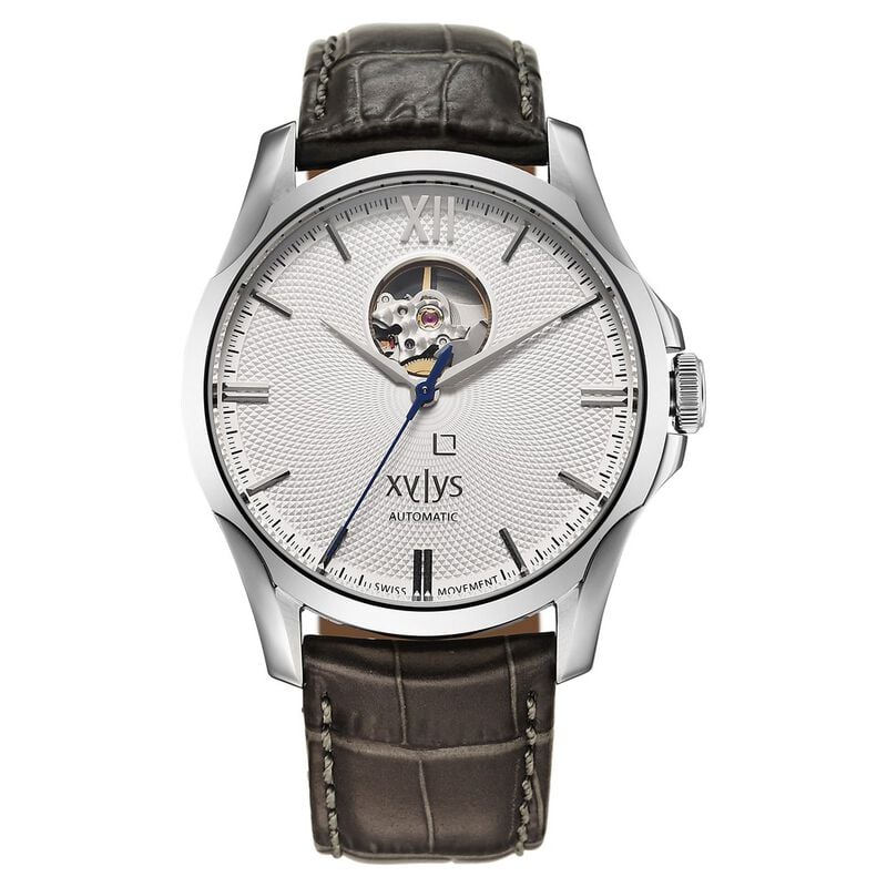 【Ｙ】 Buy Online Xylys Swiss Automatic Brown Dial Brown Leather Strap