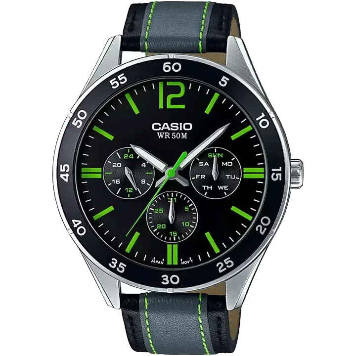 Casio  MTP-E310L-1A3VDF Enticer Men – The WatchFactory™