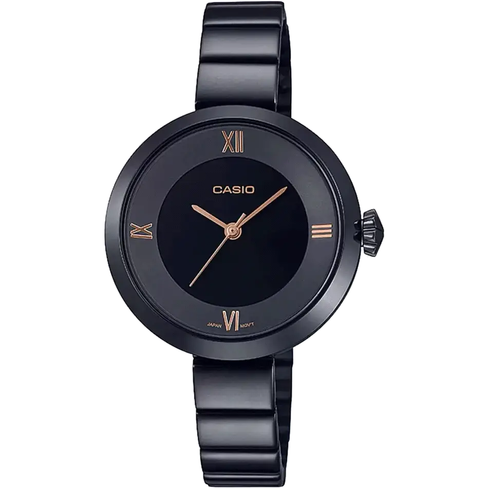 Casio Enticer Black Dial Women's Watch -A1785 – The Watch Factory ®