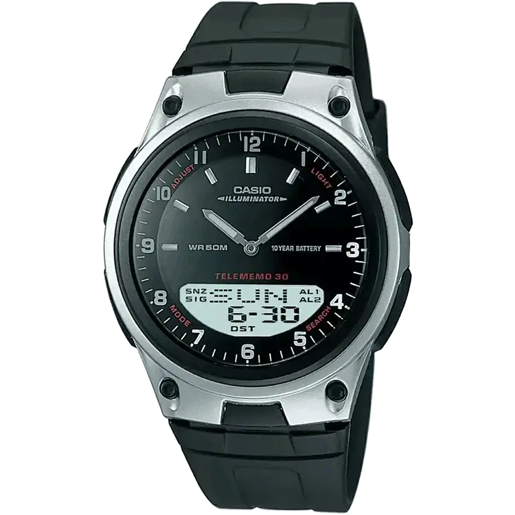 Casio men's analog & 2025 digital watch model no ad84