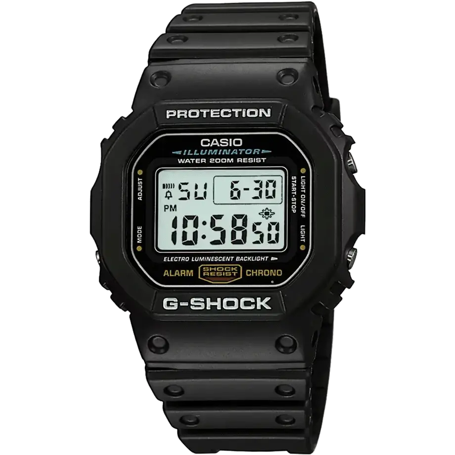 G shock dw hot sale 5600 stainless steel