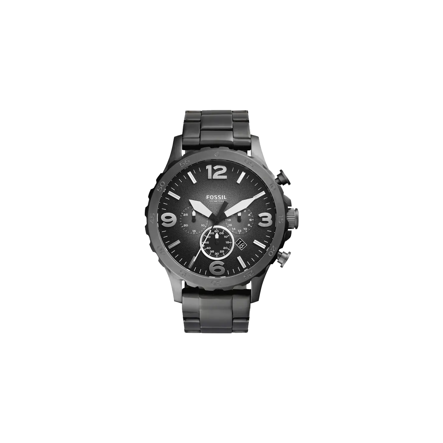 Fossil Men's Jr1437 Fossil Fossil Nate Grey Watch Jr1437 For Men