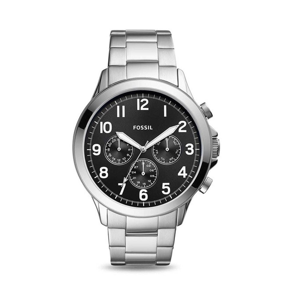 Fossil watch clearance black chain