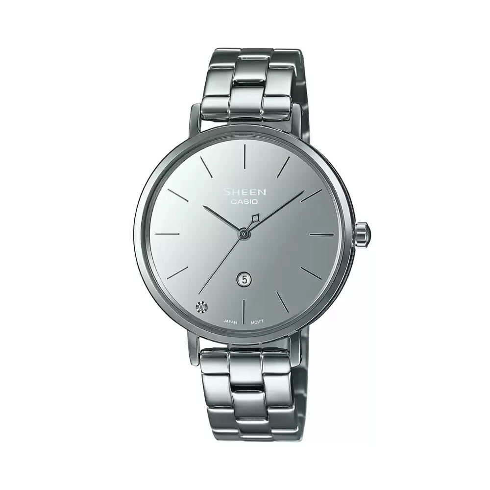 Casio silver 2024 digital watch women's