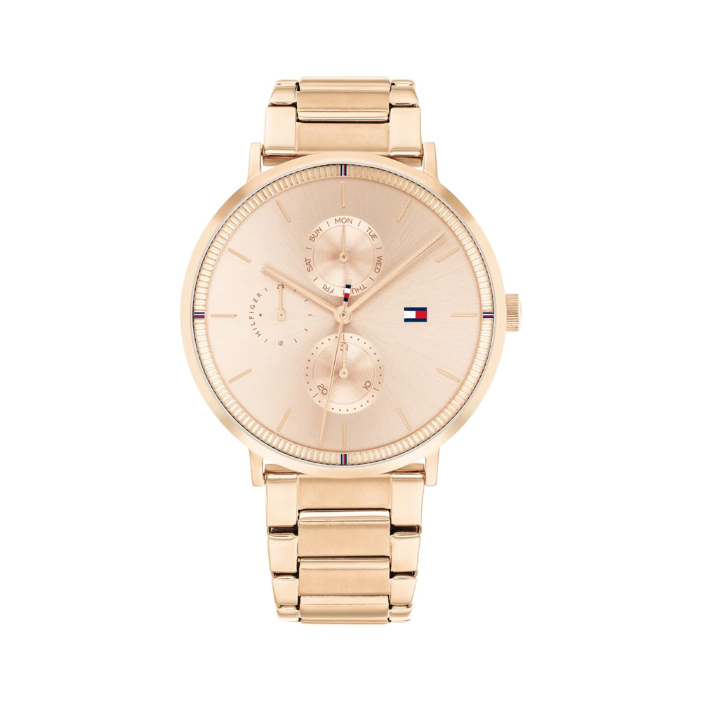 Tommy Hilfiger Carnation Gold Dial Multifunction Watch NCTH1782296