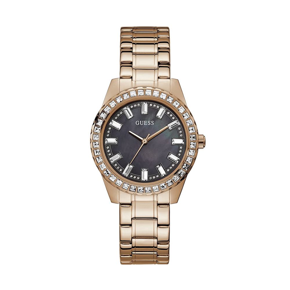 Impulse crystal women's clearance watch rose gold