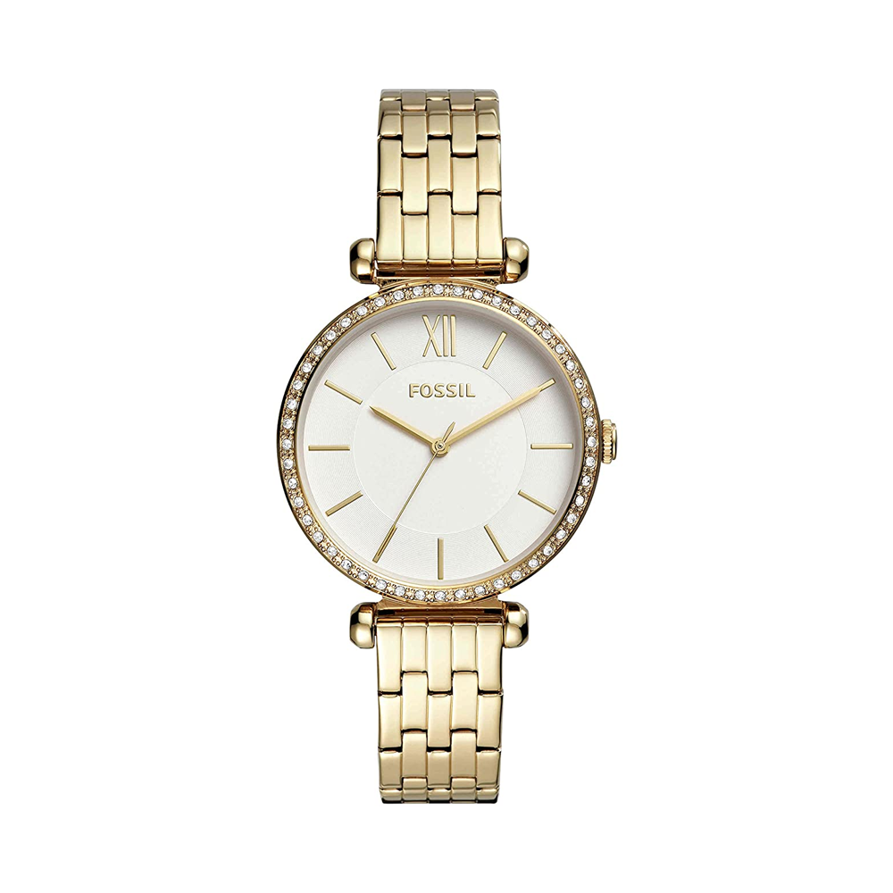 Fossil georgia sales analog peach dial