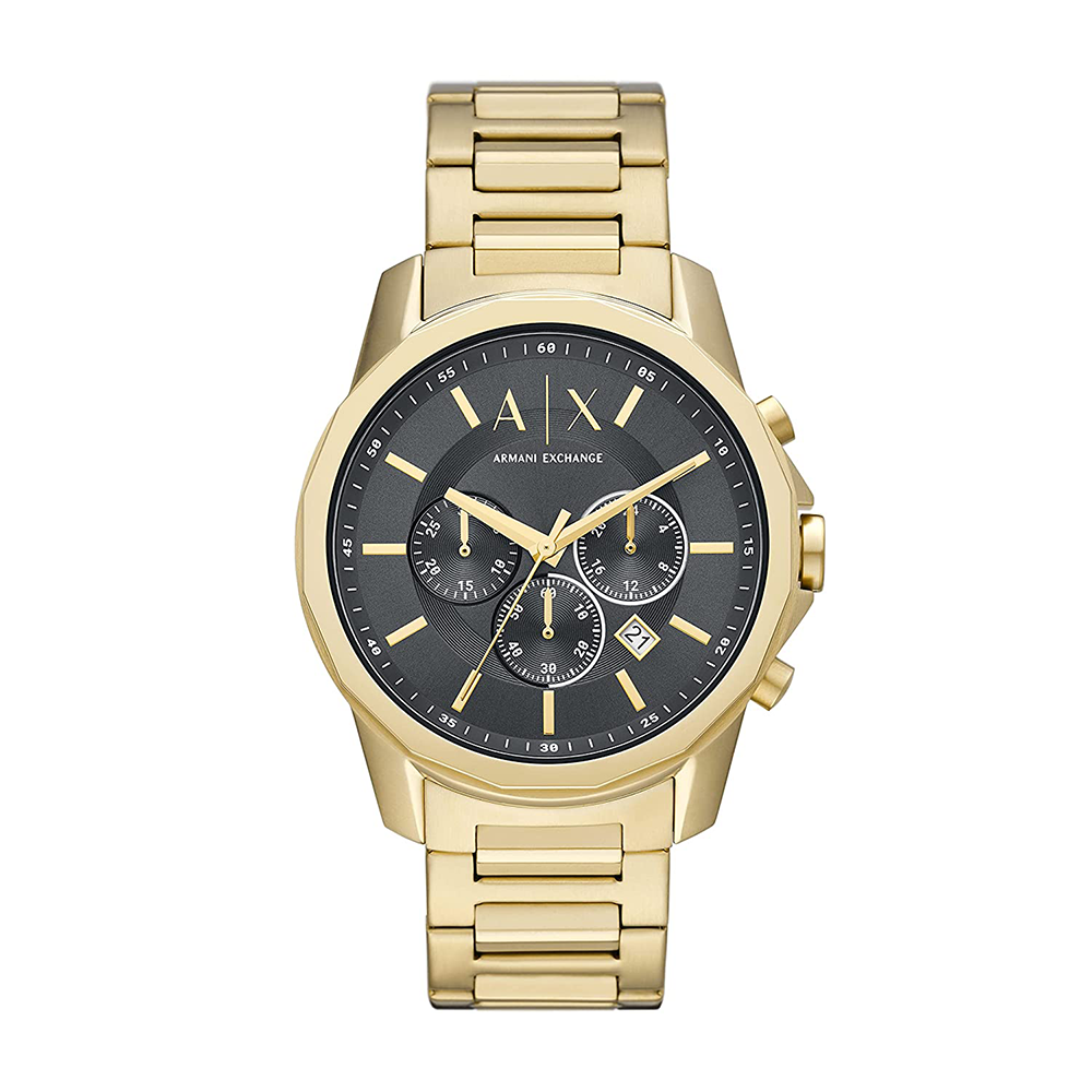 Armani exchange discount watch grey
