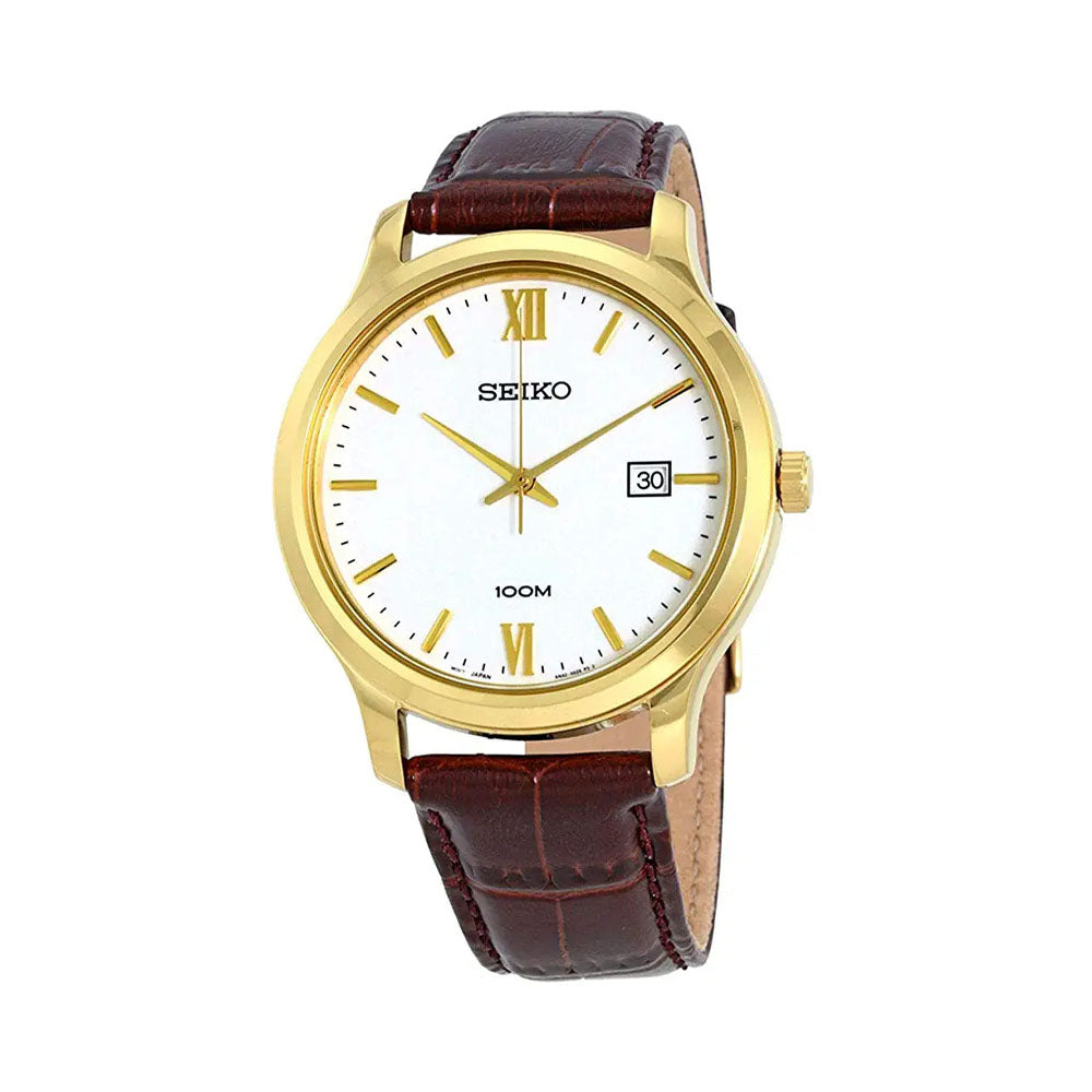 Seiko Analog White Dial Men's Watch-SUR226P1 - Main Image