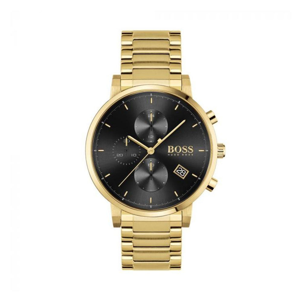 1513531 Hugo Boss Men's Navigator Chronograph Watch Gold Hugo