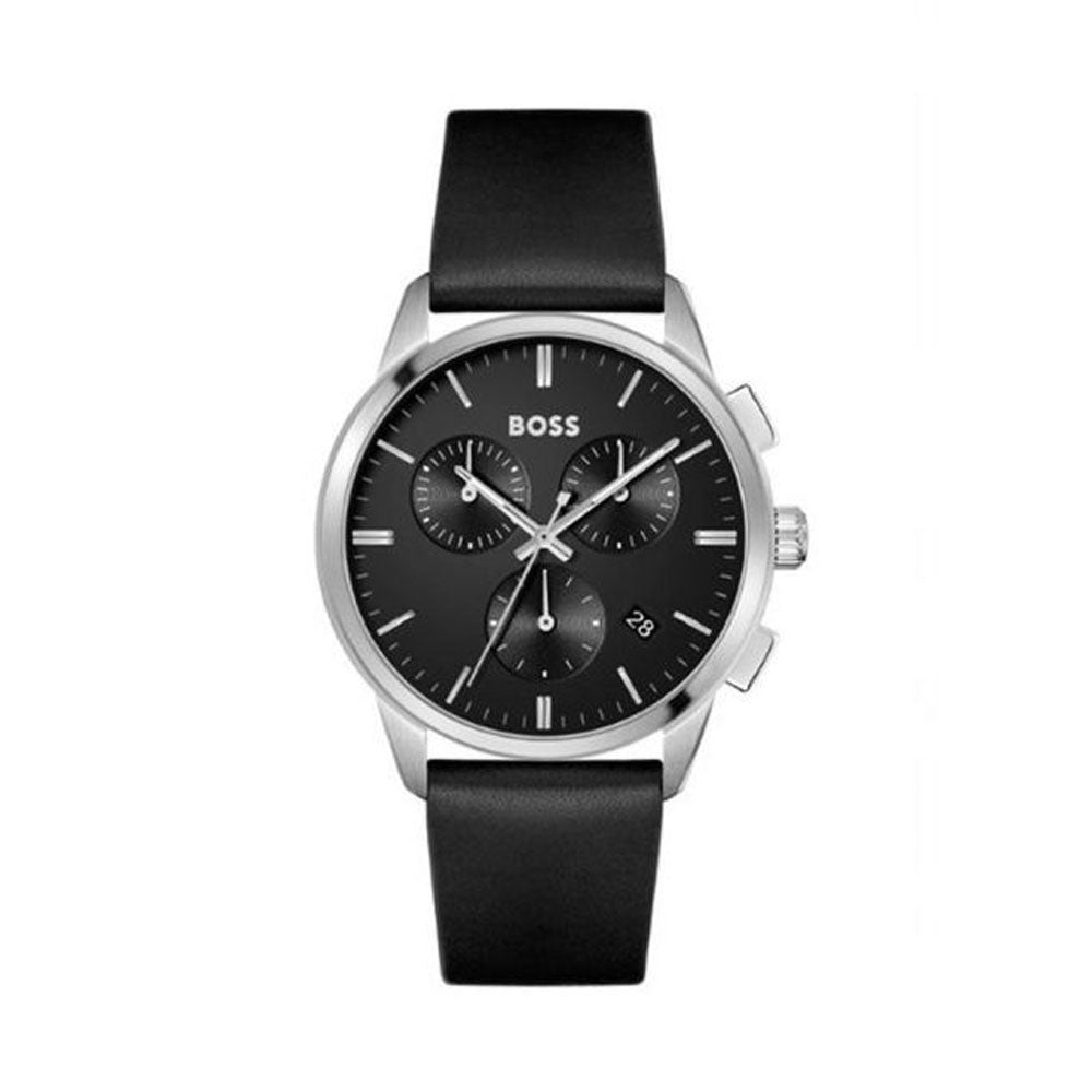 Mens black boss on sale watch