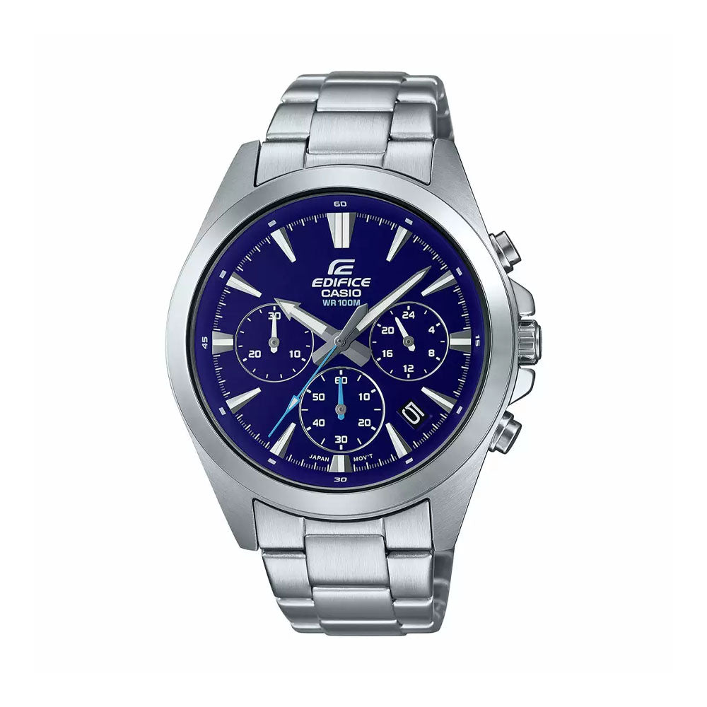CASIO Edifice Men Chronograph Watch With Stainless Steel Strap ED545