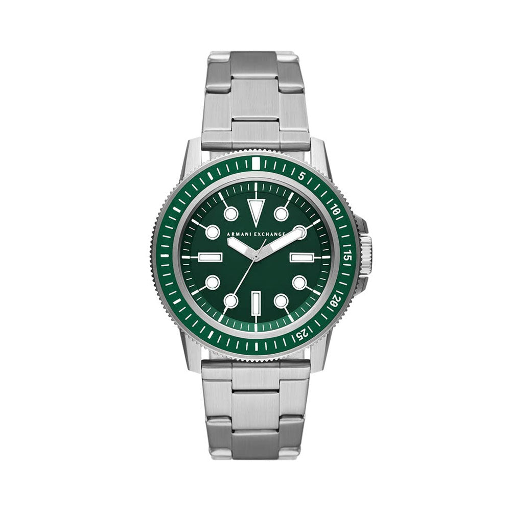 Armani Exchange Leonardo Analog Green Dial Men's Watch-AX1860