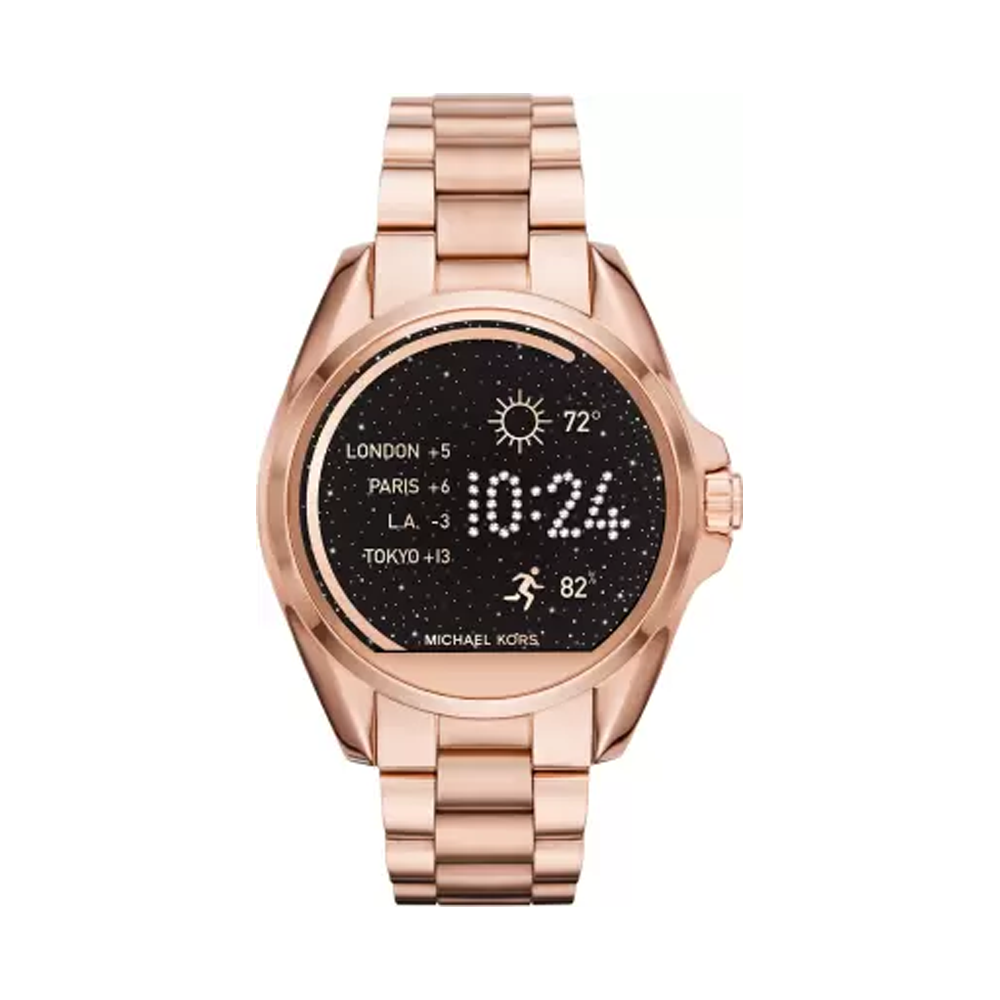 Michael Kors Women Stainless Steel Bradshaw Smart Watch MKT5004 The Watch Factory