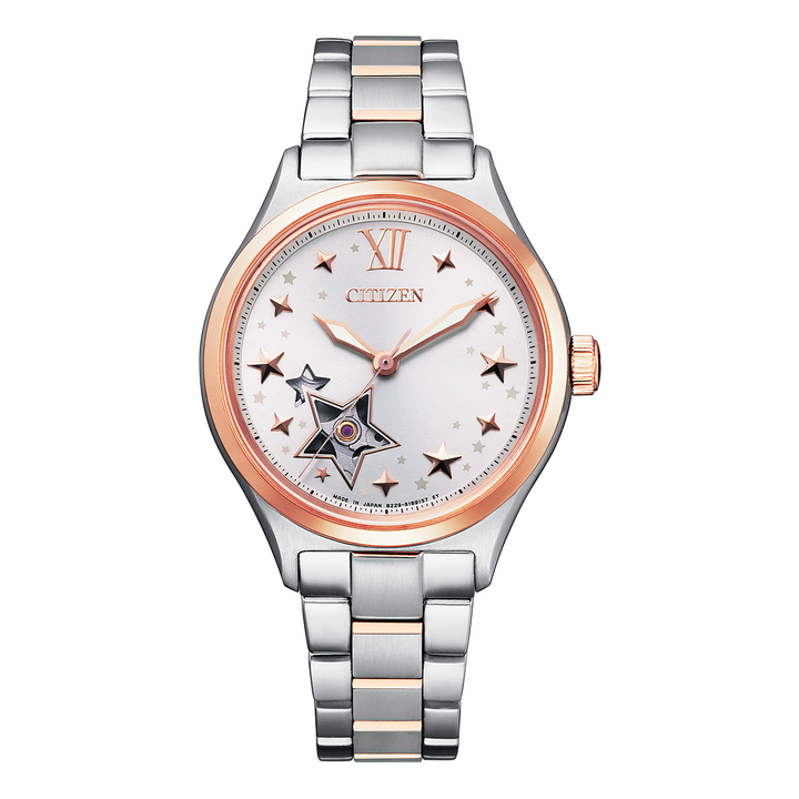 Elegant Two-Tone Automatic Women's Watch with Sapphire Glass