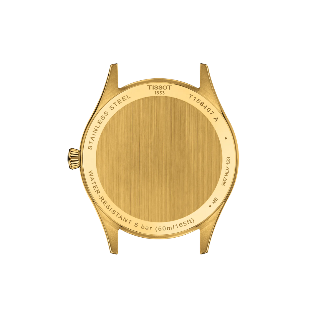 Tissot Classic Dream 40mm Automatic Watch, Yellow Gold PVD, Sapphire Crystal