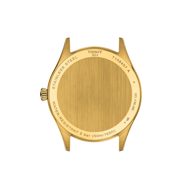 Tissot Classic Dream 40mm Automatic Watch, Yellow Gold PVD, Sapphire Crystal