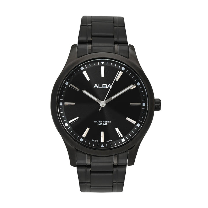 ARX005X1 Metallic Black Strap Watch