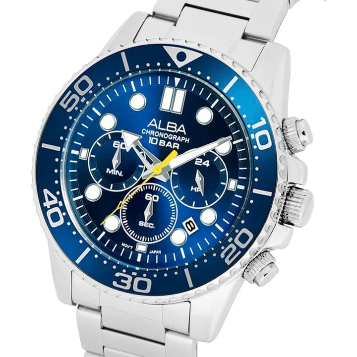 AT3J43X1 Cobalt Blue Dial Chronograph