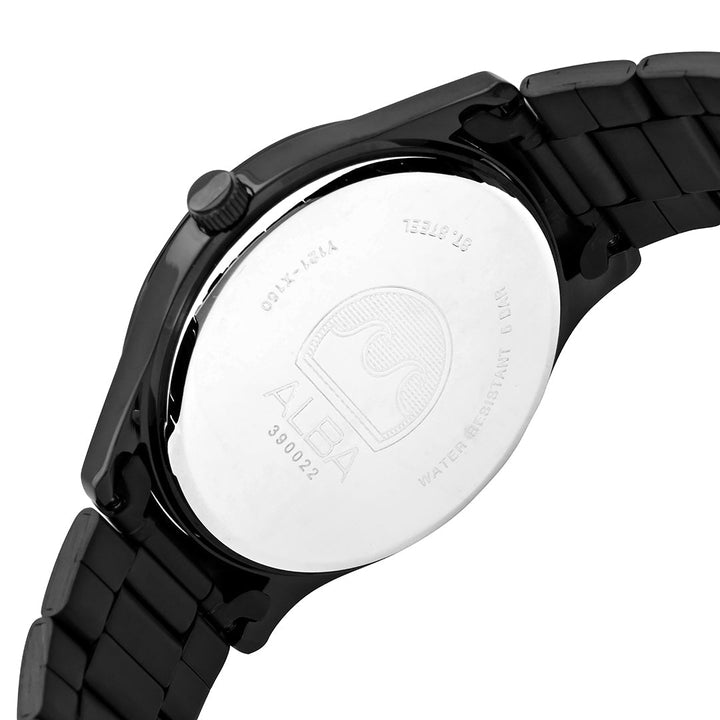 ARX005X1 Metallic Black Strap Watch