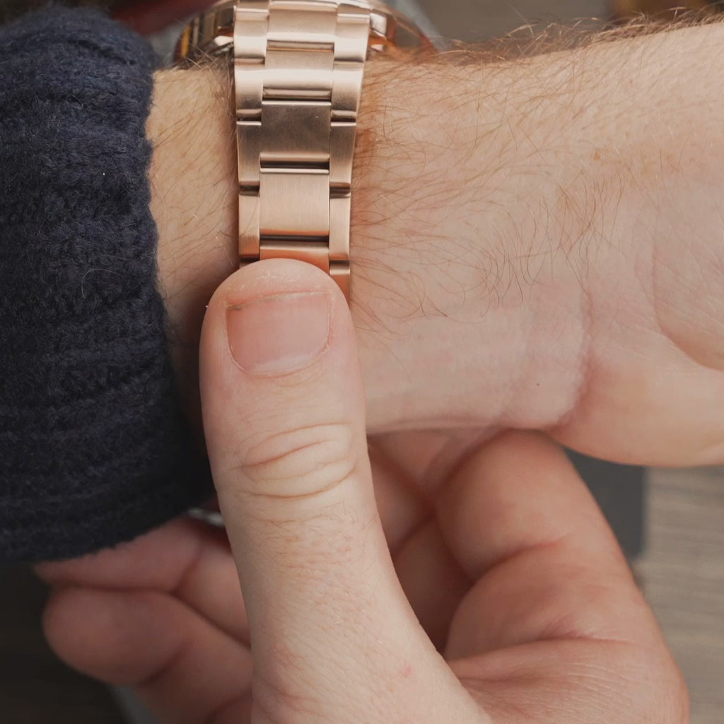 Earnshaw Cornwall Bridge Automatic Rose Gold