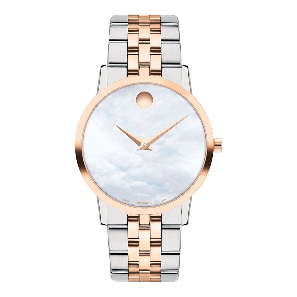 Movado Women Museum 607629 Round White Watches