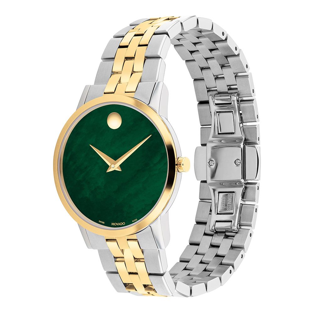 Green shop movado watch