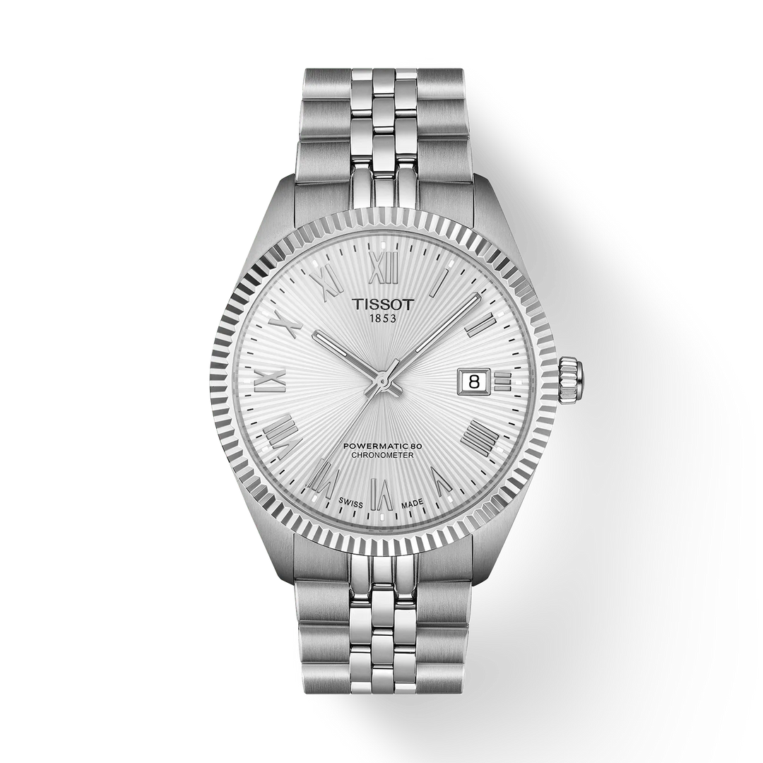 Tissot Ballade 39mm COSC Certified Automatic Watch with Silver Dial