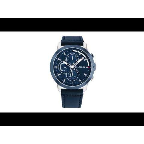 Tommy Hilfiger Blue Dial Quartz Analog with Date Watch for Men-NTTH1792051