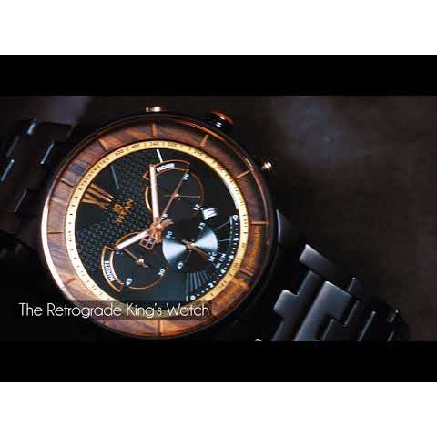 Titan Grandmaster Black Dial Chronograph Metal Strap watch for Men-NN1786KM02