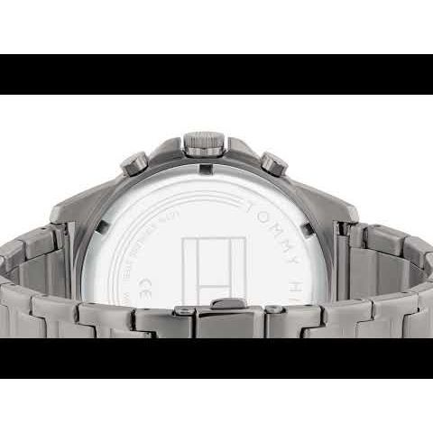 Tommy Hilfiger Quartz Multifunction Grey Dial Stainless Steel Strap Watch for Men-NCTH1791892