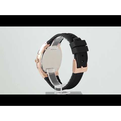 Kenneth Cole Quartz Analog Black Dial Black Silicone Strap Watch For Men-NTKCWGN2104801MN