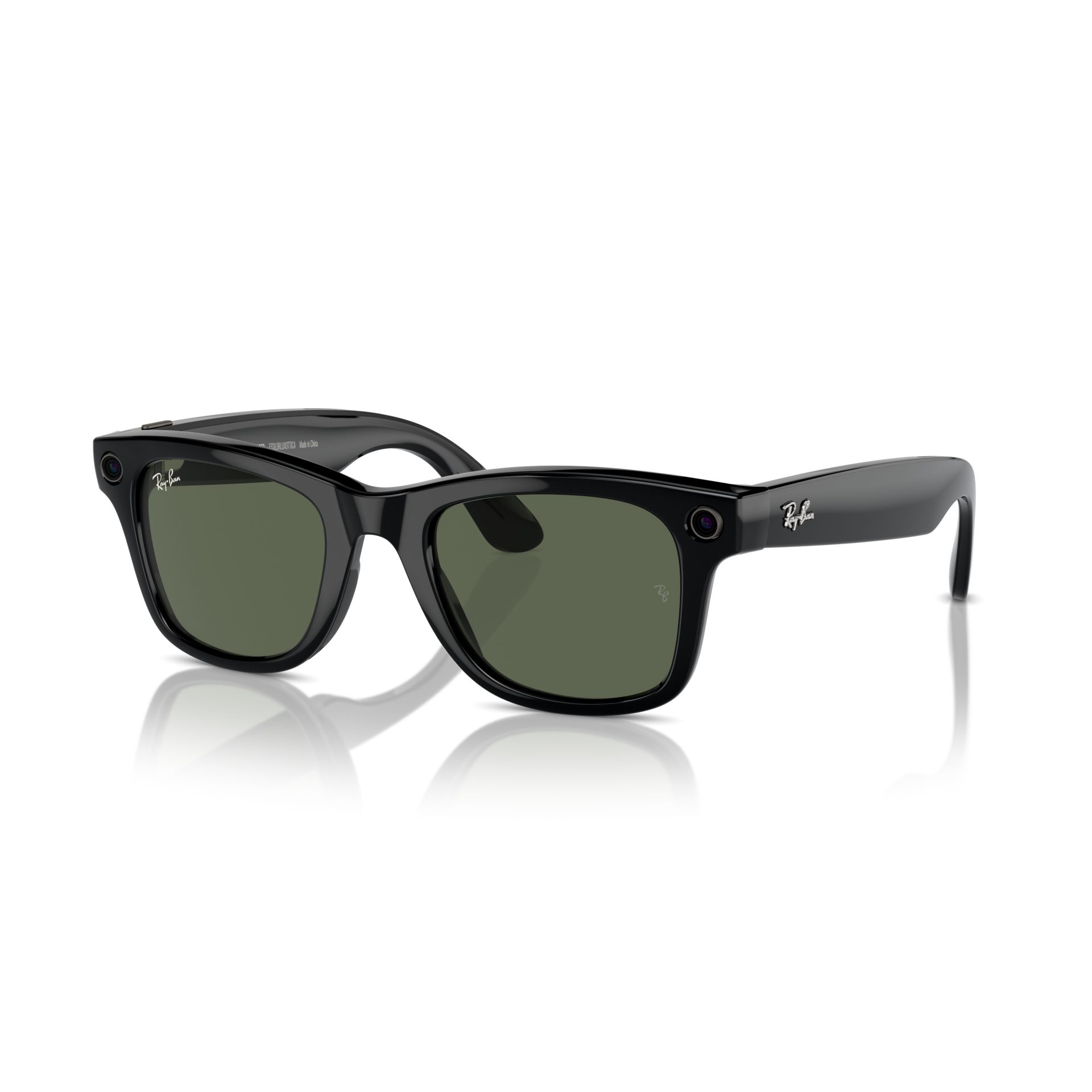 Ray-Ban Meta Wayfarer Shiny Black AI Glasses - Stylish & Innovative