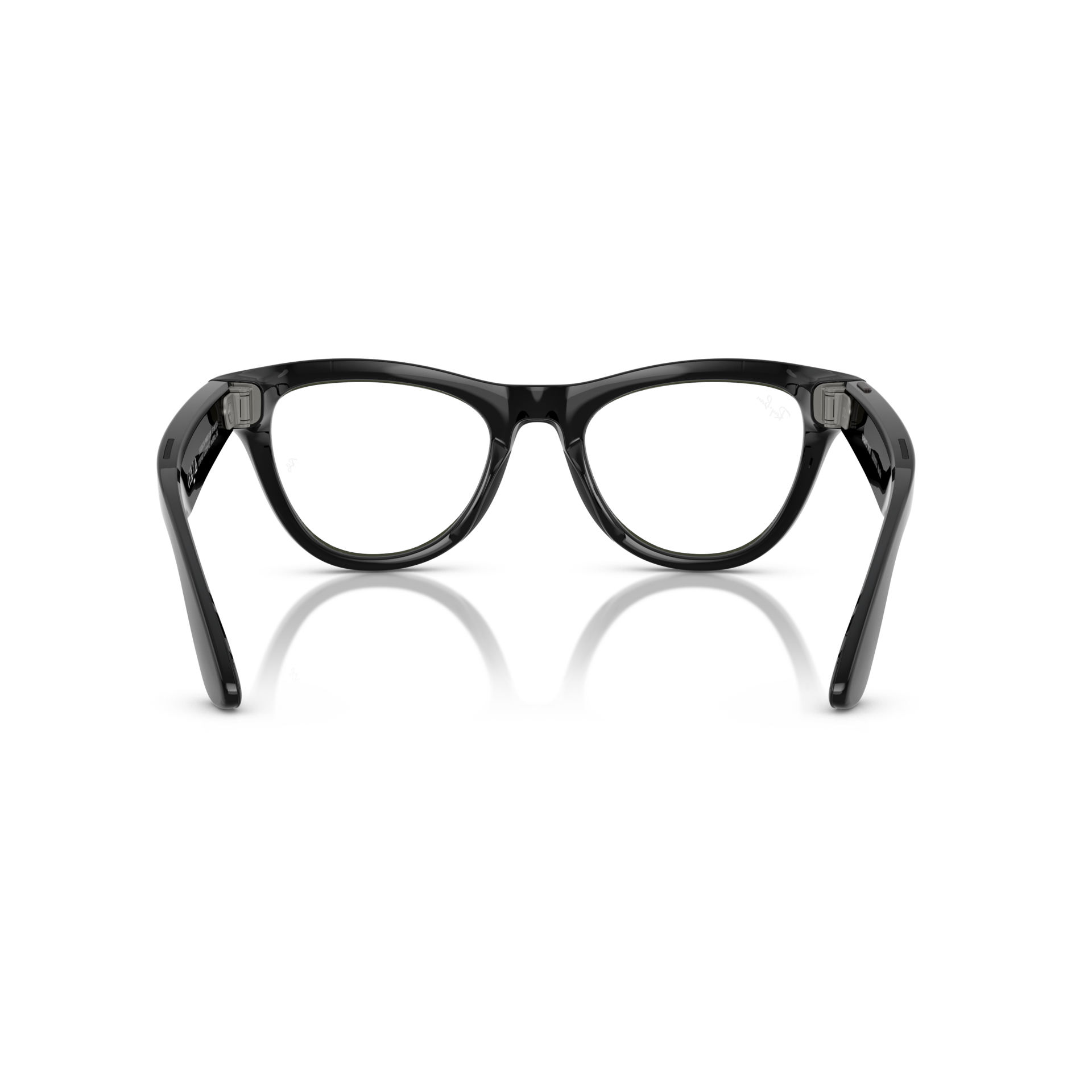 Ray-Ban Meta Skyler Shiny Black Cat Eye Glasses with Open-Ear Audio