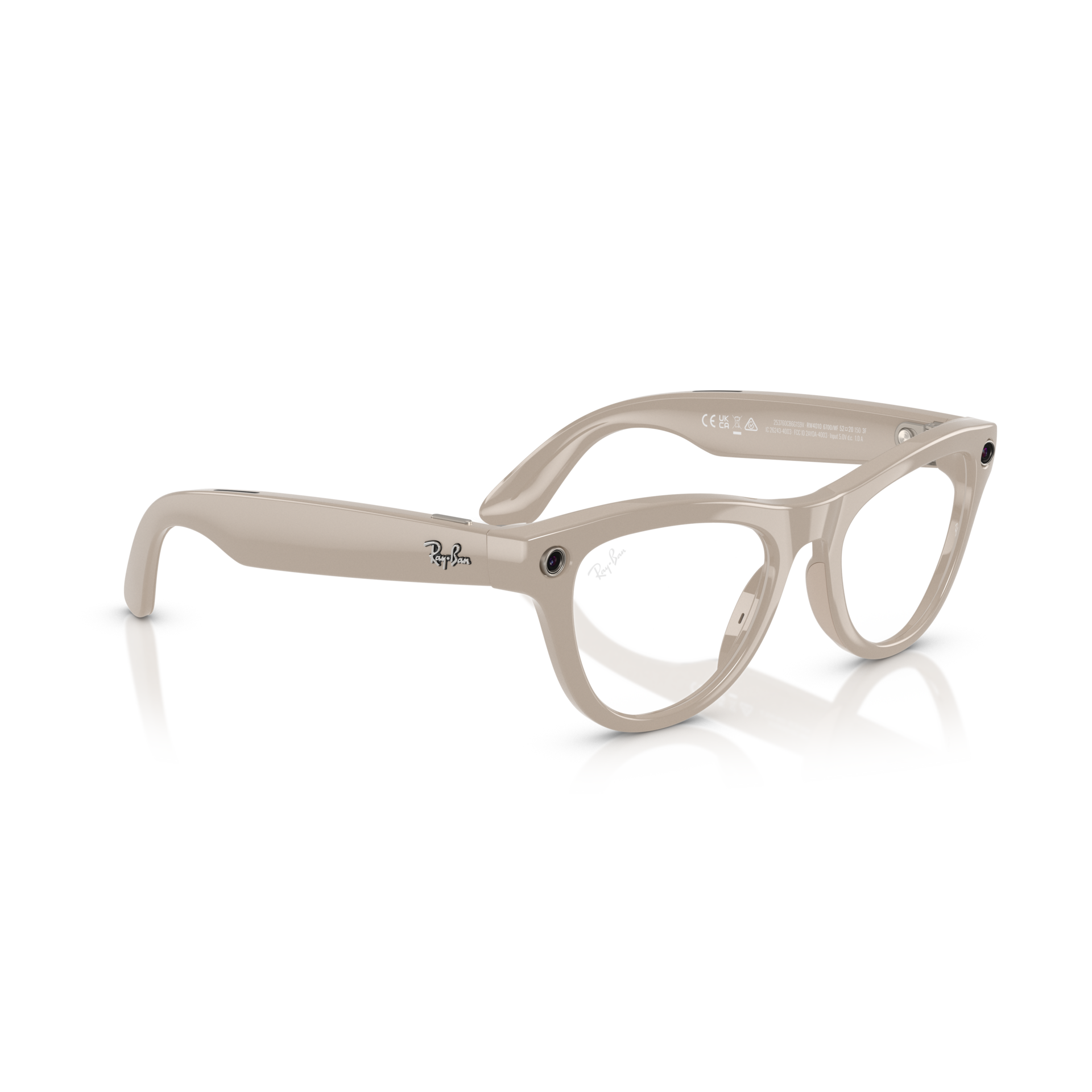 Ray-Ban Meta Skyler Chalky Gray Smart Glasses with AI Tech