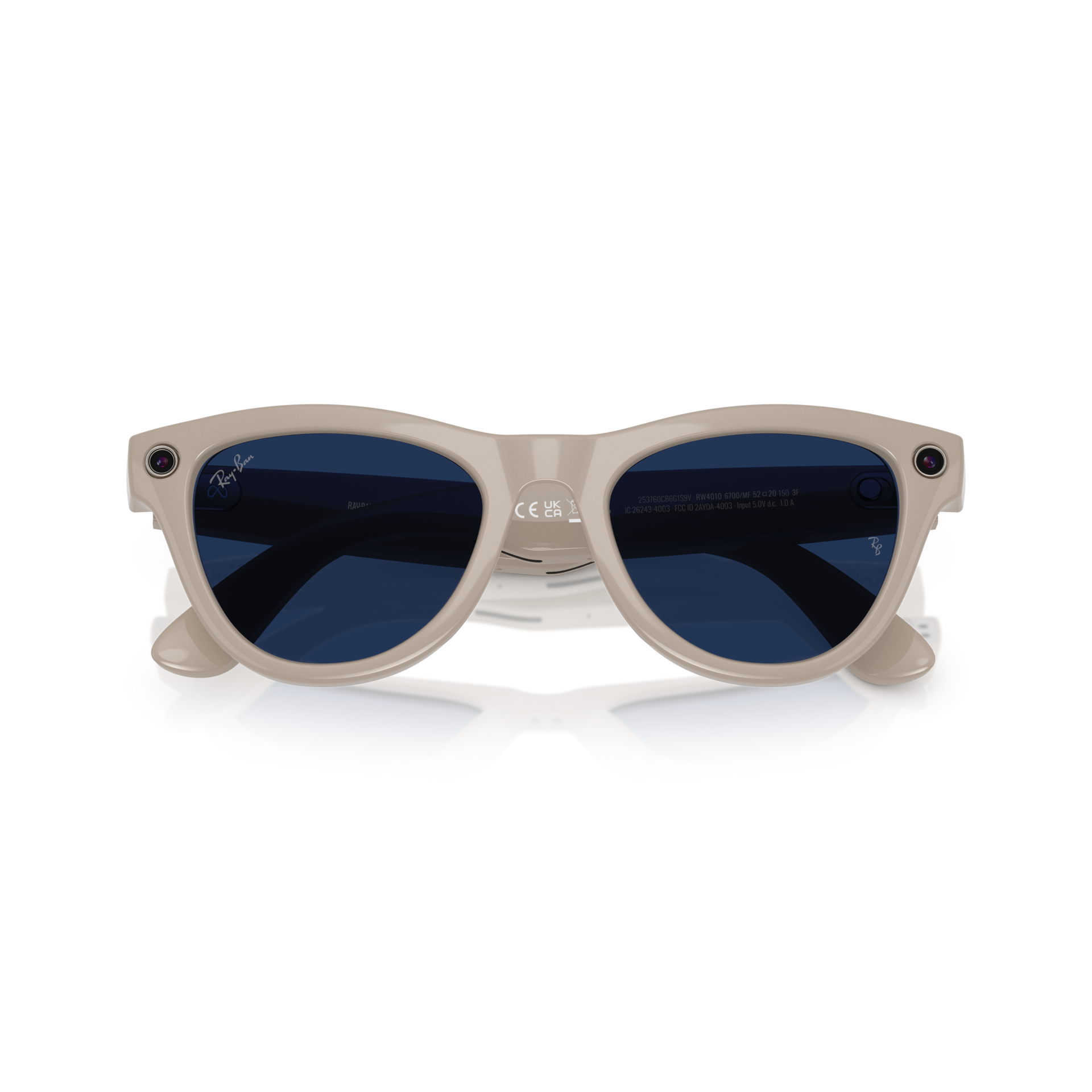 Ray-Ban Meta Skyler Chalky Gray Smart Glasses with AI Tech