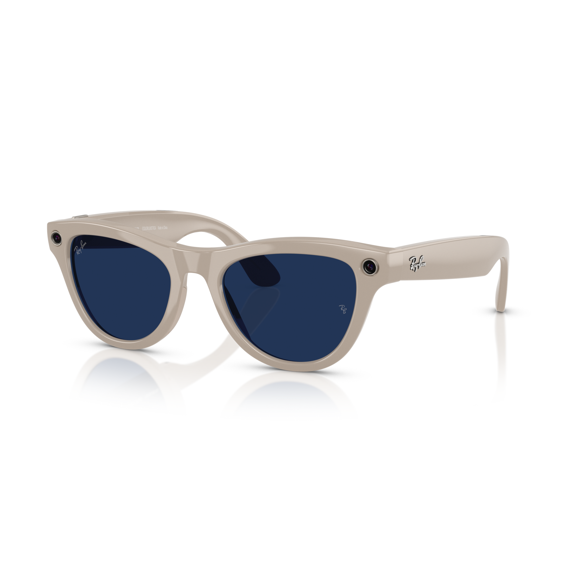 Ray-Ban Meta Skyler Chalky Gray Smart Glasses with AI Tech