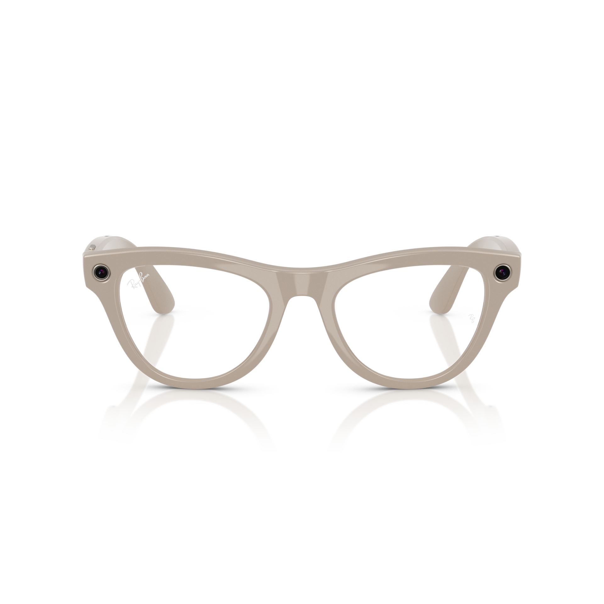 Ray-Ban Meta Skyler Chalky Gray Smart Glasses with AI Tech