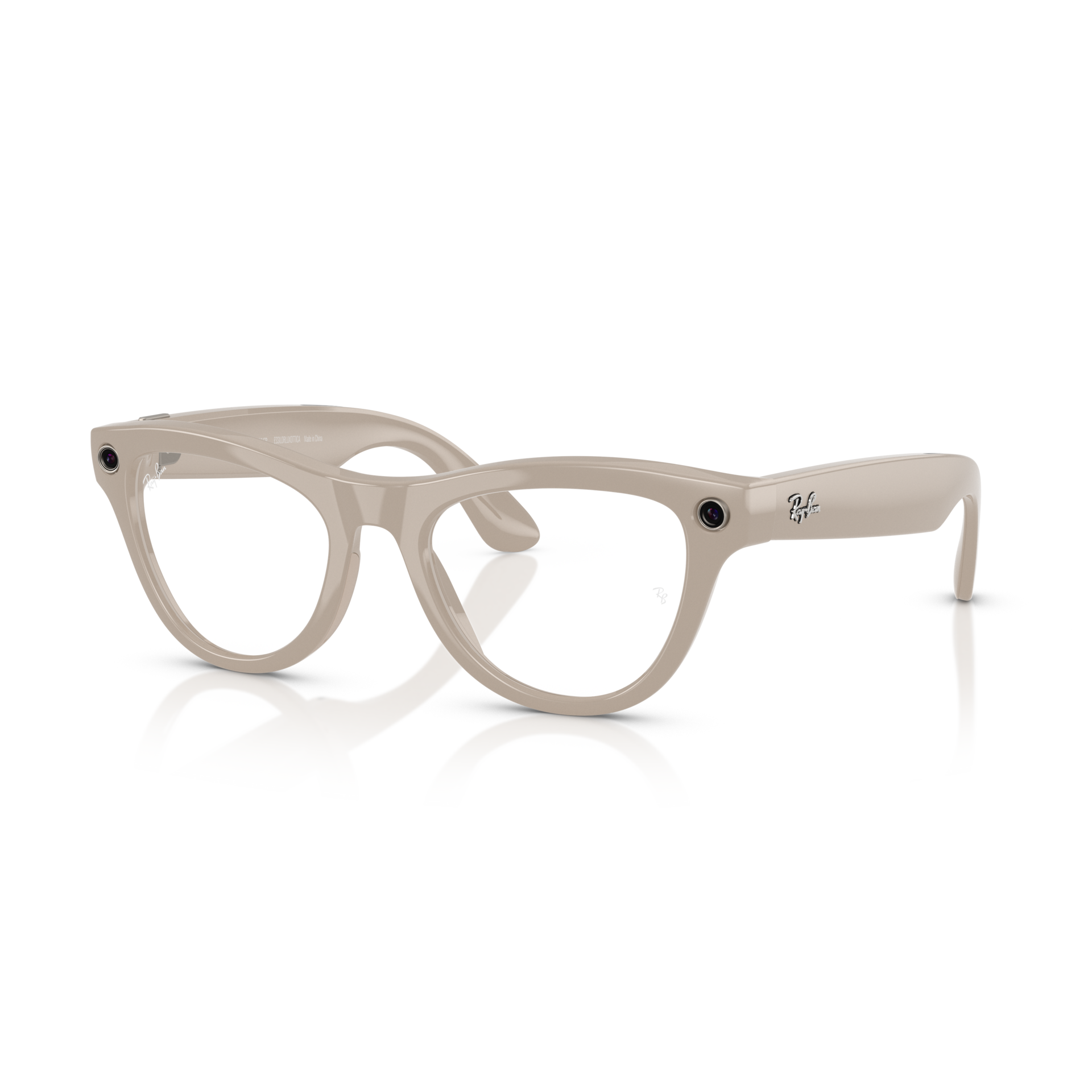 Ray-Ban Meta Skyler Chalky Gray Smart Glasses with AI Tech