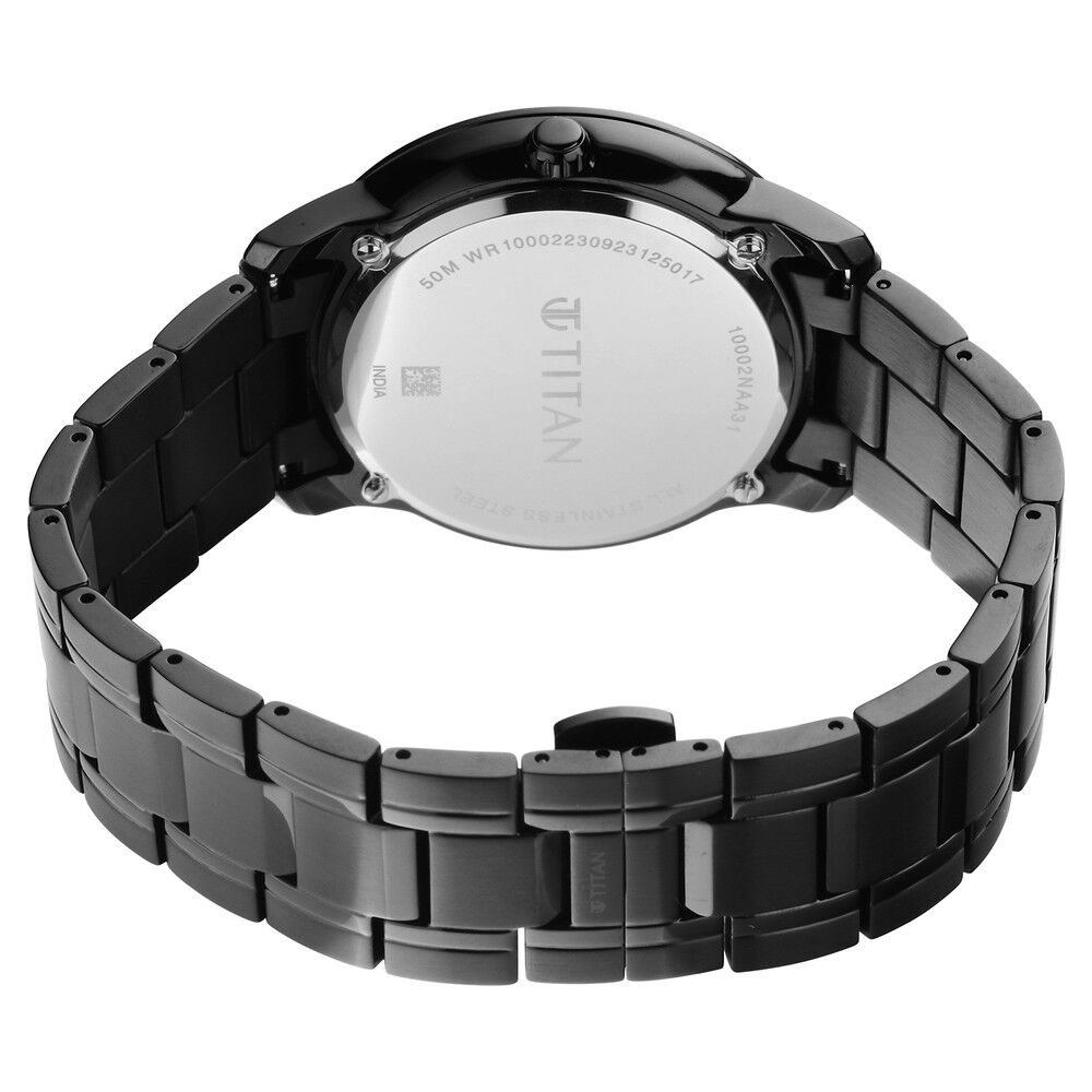 Titan Royale Quartz Multifunction Marble Dial Stainless Steel Strap Watch for Men - The Watch Factory ®