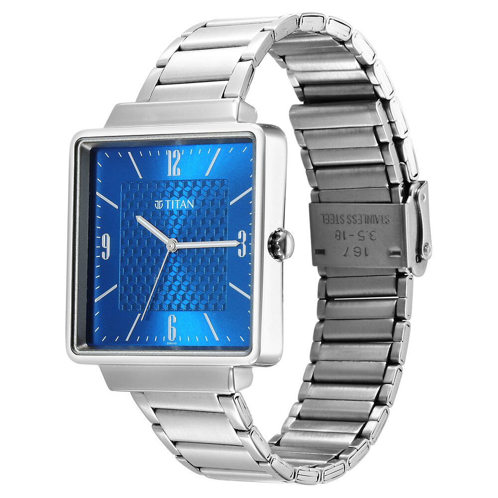 Titan Karishma Blue Dial Watch for Men NR10005SM01