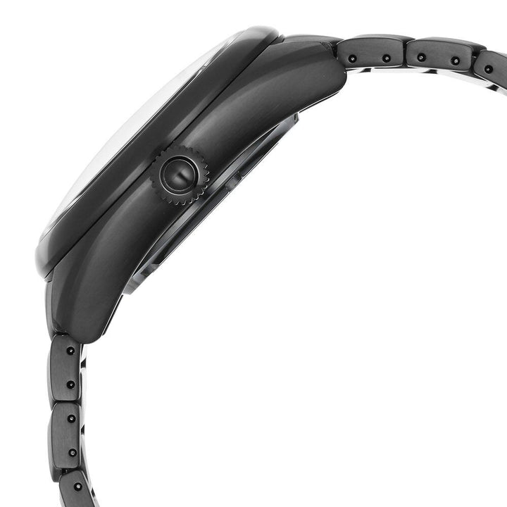 Titan Stellar Automatic Black Dial Stainless Steel Strap Watch for Men-NT10011NM01