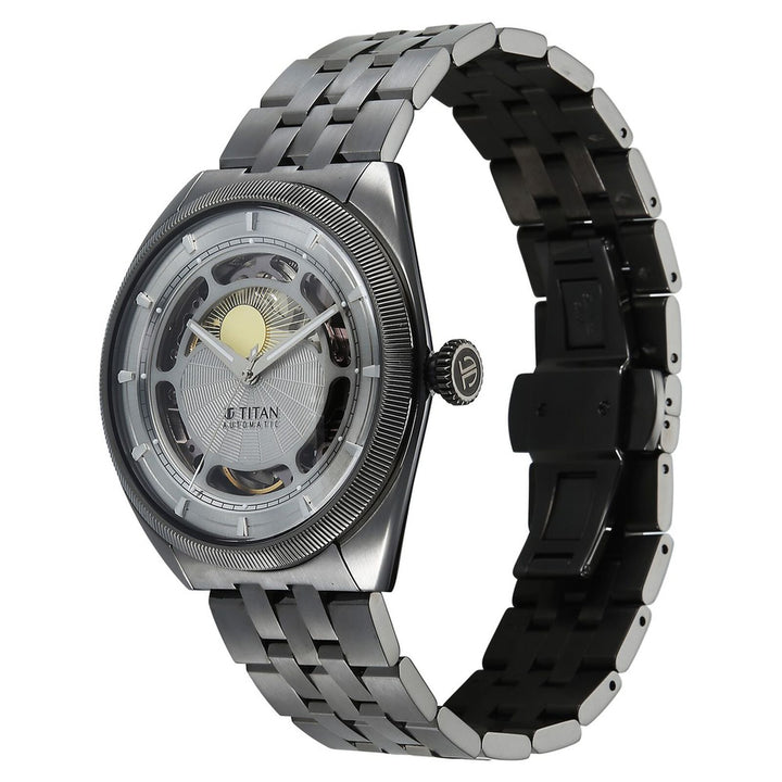 Titan Stellar 10011QM02 Silver Dial Men&
