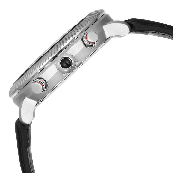 Titan Stellar Quartz Multifunction Black Dial Leather Strap Watch for Men - The Watch Factory ®