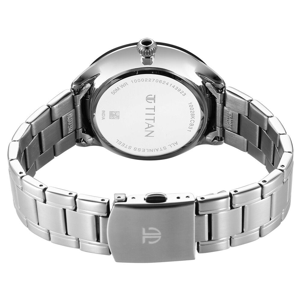 Titan Luna Sun Moon Phase in Frost Grey - Stellar Edition 10028KM02