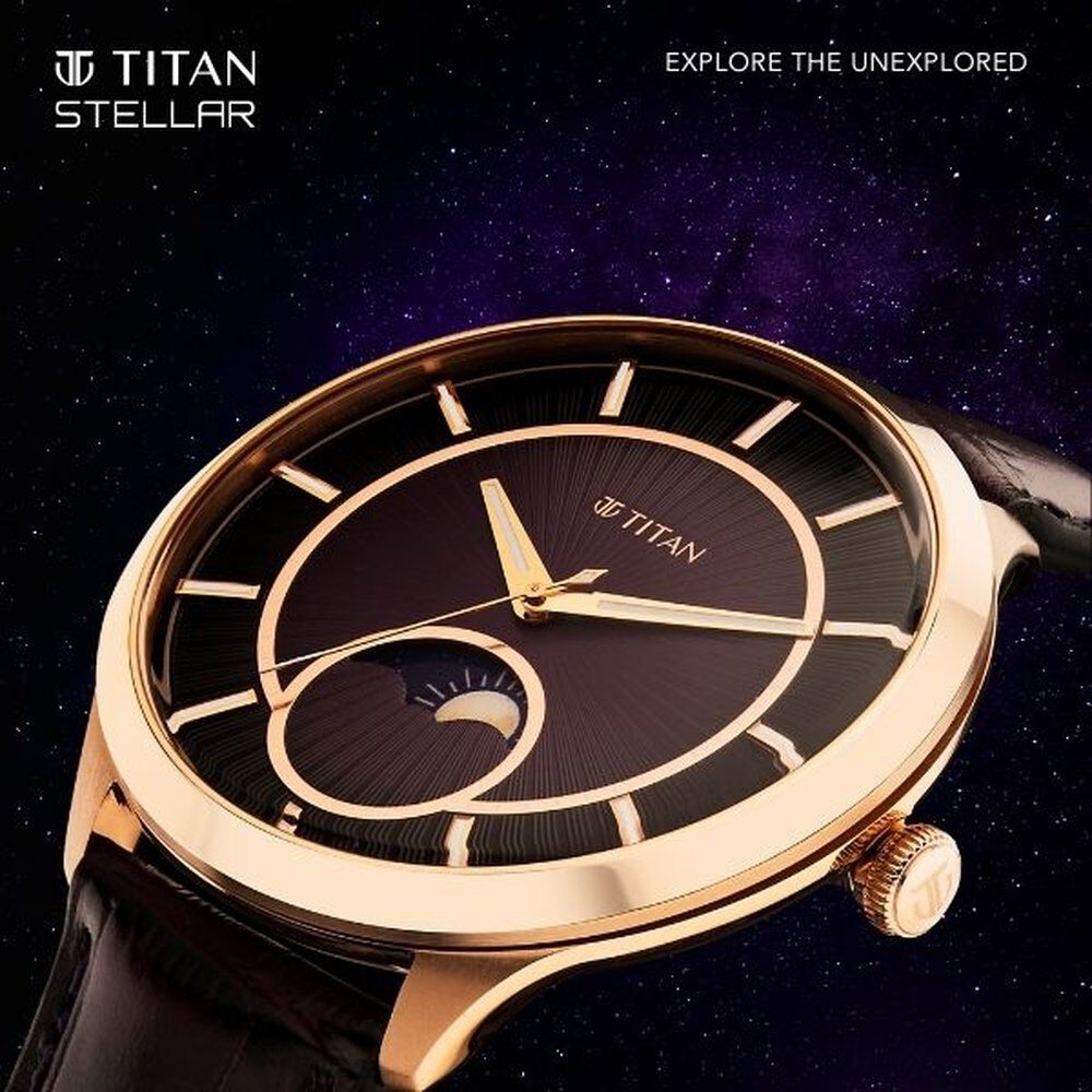 Titan Caelum Sun Moon Sub-Dial in Imperial Purple - Stellar Edition 10028WL01