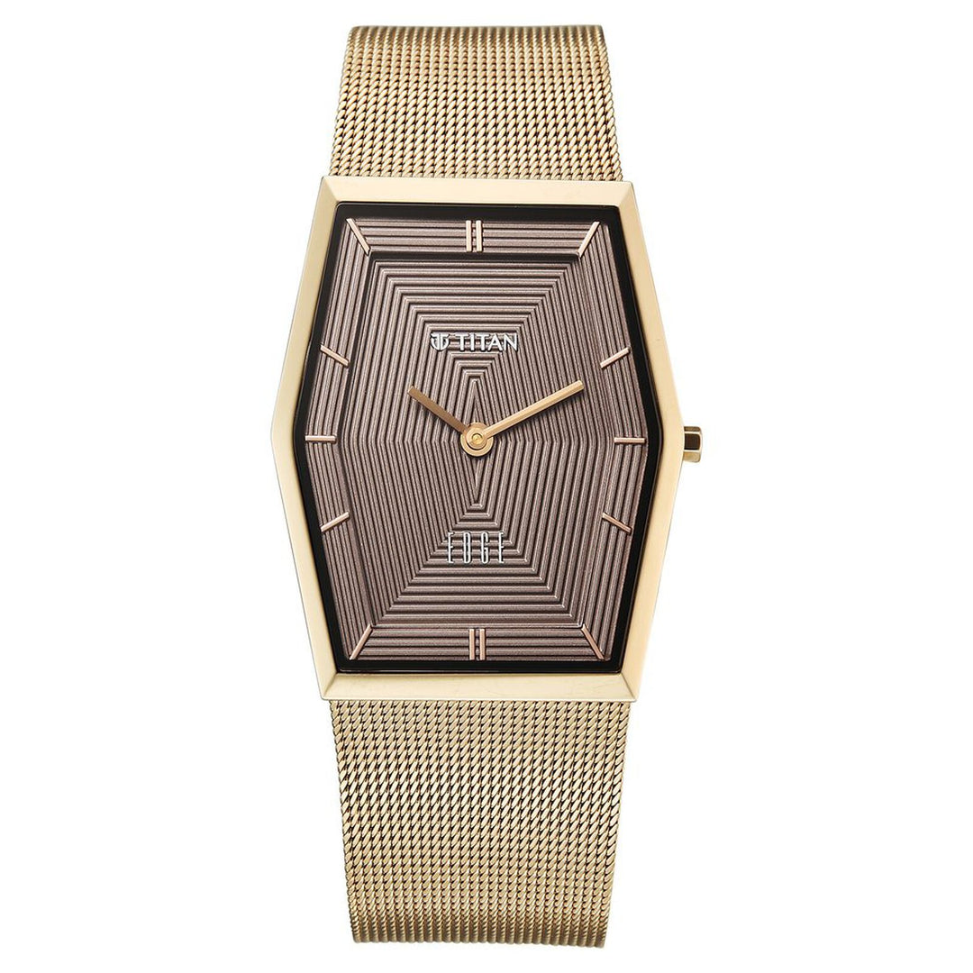 Titan Edge Whimsey 10056QM01 Brown Dial Men&