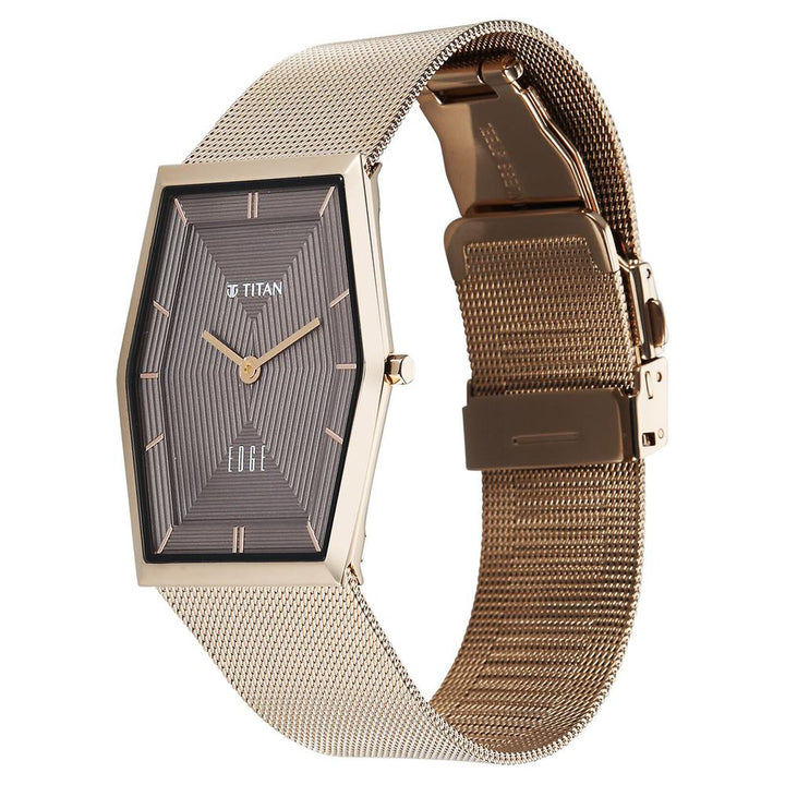 Titan Edge Whimsey 10056QM01 Brown Dial Men&