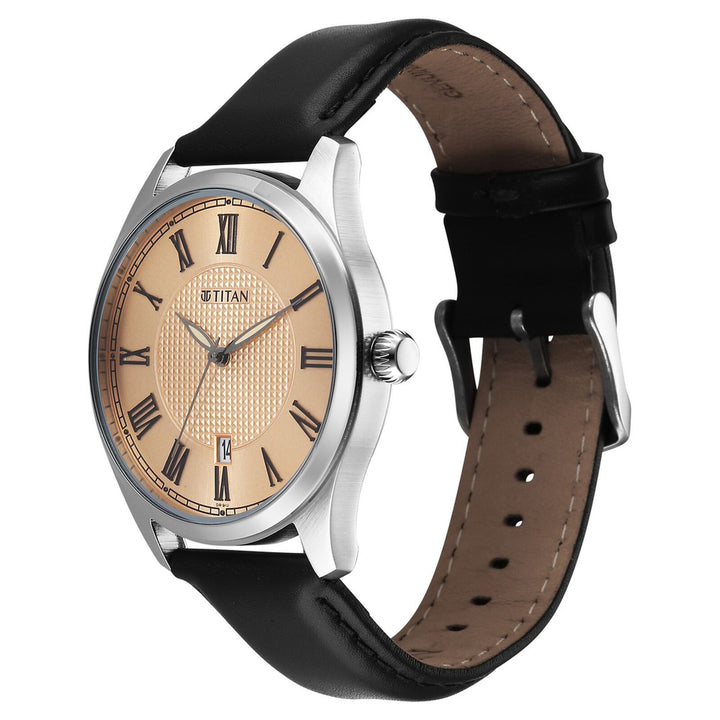 Titan Neo Roman 10063SL01 Rose Gold Dial Men&